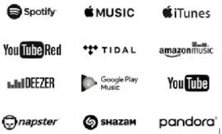 20 Streaming Services Logos