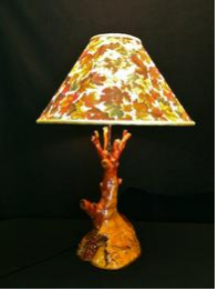 Tree Lamp Shade by Charles Van Deursen, pic by Charles Van Deursen, www.InTuneWithYou.com