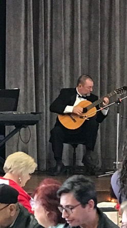 Charles Van Deursen Playing the Classical Guitar for a School Fundraiser in Metter, GA. www.InTuneWithYou.com