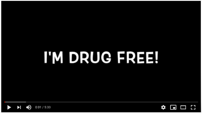 I'm Drug Free, by Charles Van Deursen. www.InTuneWithYou.com