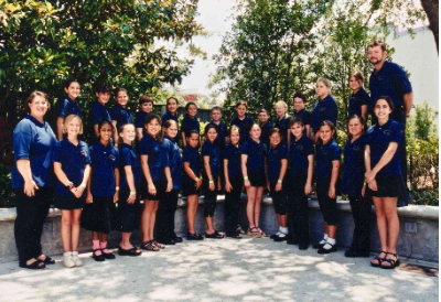 The South Olive Elementary Tiger Chorus Posing at Universal Studios in Orlando, Florida. InTuneWithYou.com