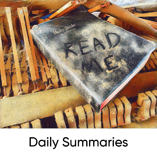 Bible Read Me Daily Summaries, by Charles Van Deursen, www.InTuneWithYou.com